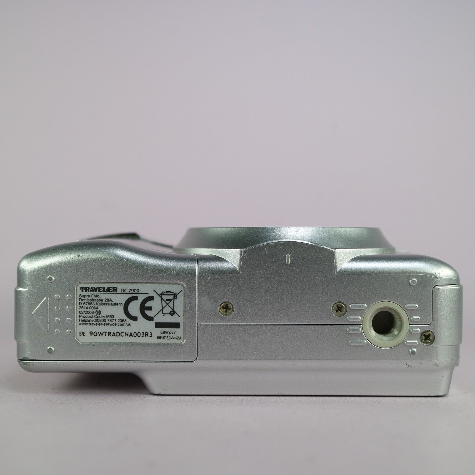 Traveler Digital Camera DC-7900 7.0MP Silver Tested