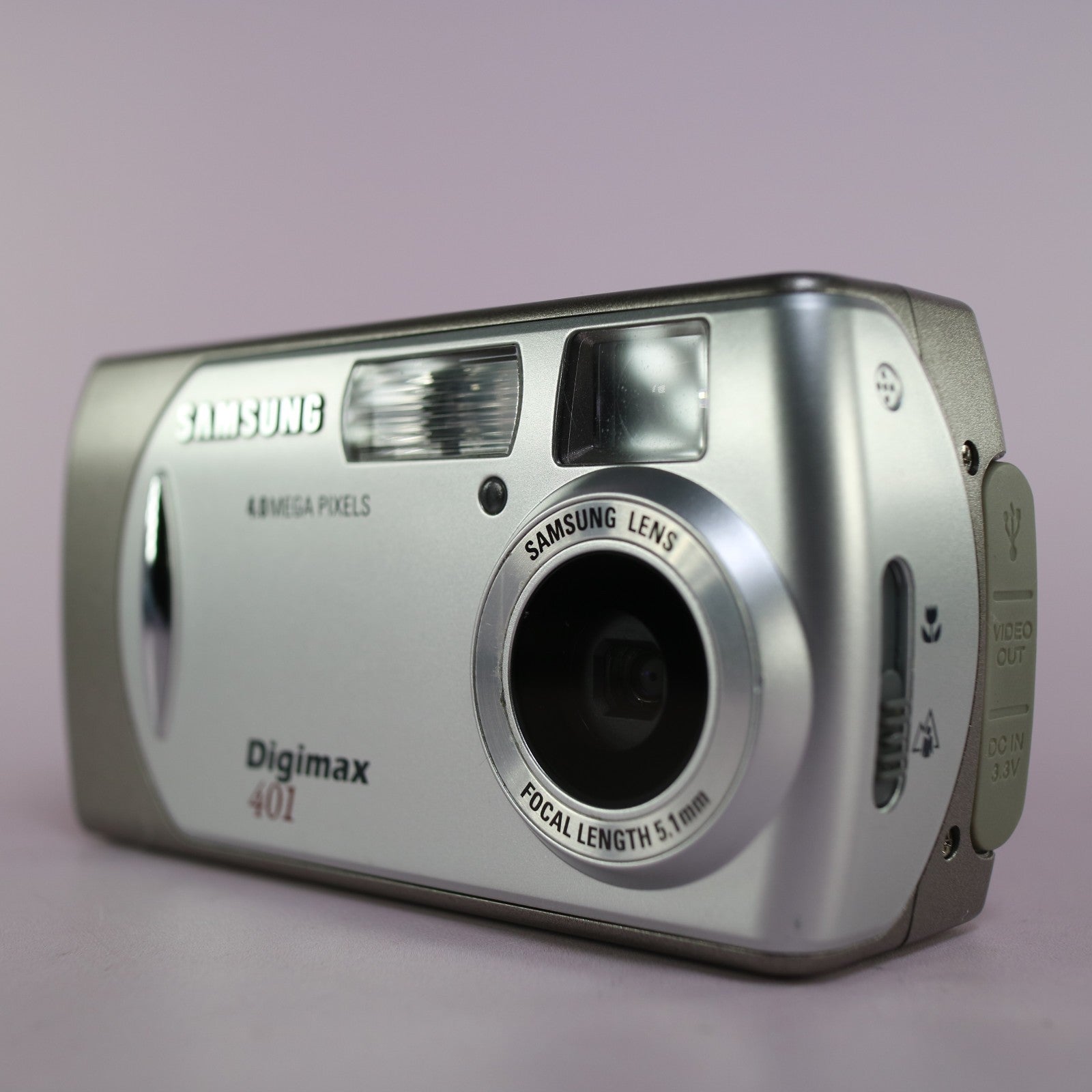 Samsung Digital Camera Digimax 401 4.0MP Silver Tested