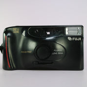 Fuji DL-25 35mm Film Point and Shoot Camera Black Tested