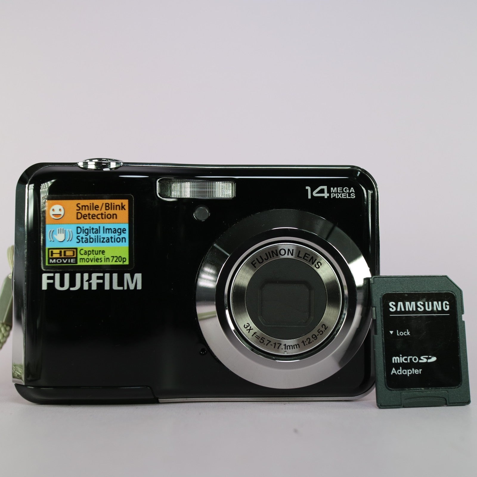 Fujifilm Digital Camera FinePix AV200 14.0MP Black Tested