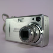 Nikon Digital Camera Coolpix 3700 3.2MP Silver Tested Full Working Set