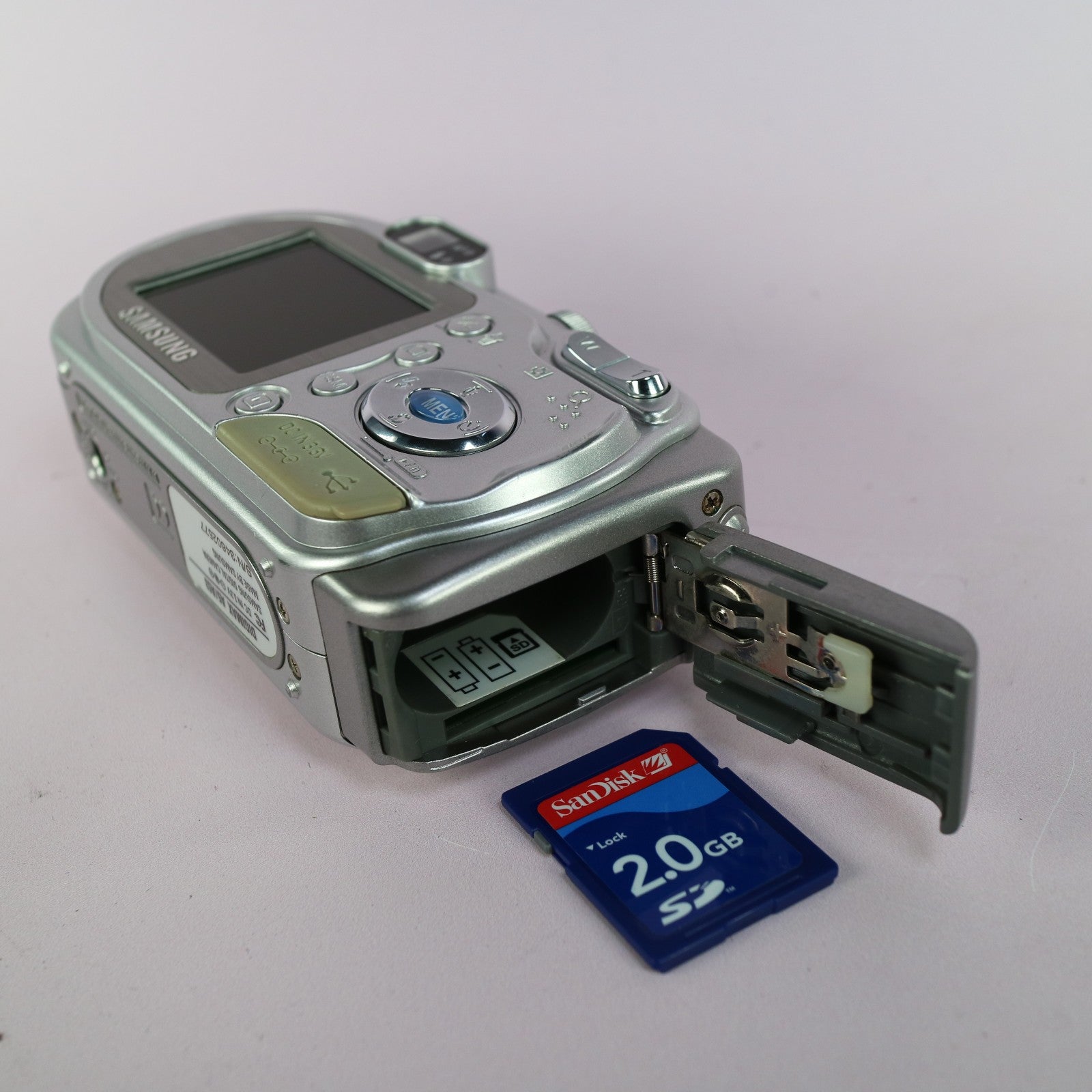 Samsung Digital Camera Digimax A5 5.0MP Silver Tested