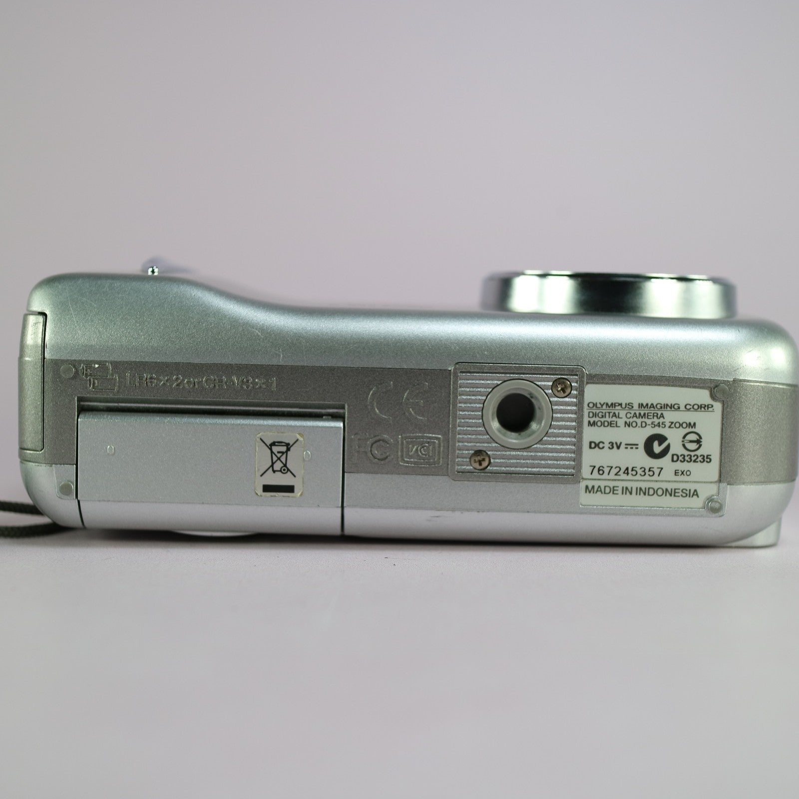 Olympus Digital Camera Camedia D-545 Zoom 4.0MP Silver Tested