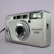 Fujifilm Zoom Date 1000 35mm Film Point and Shoot Camera Silver Tested
