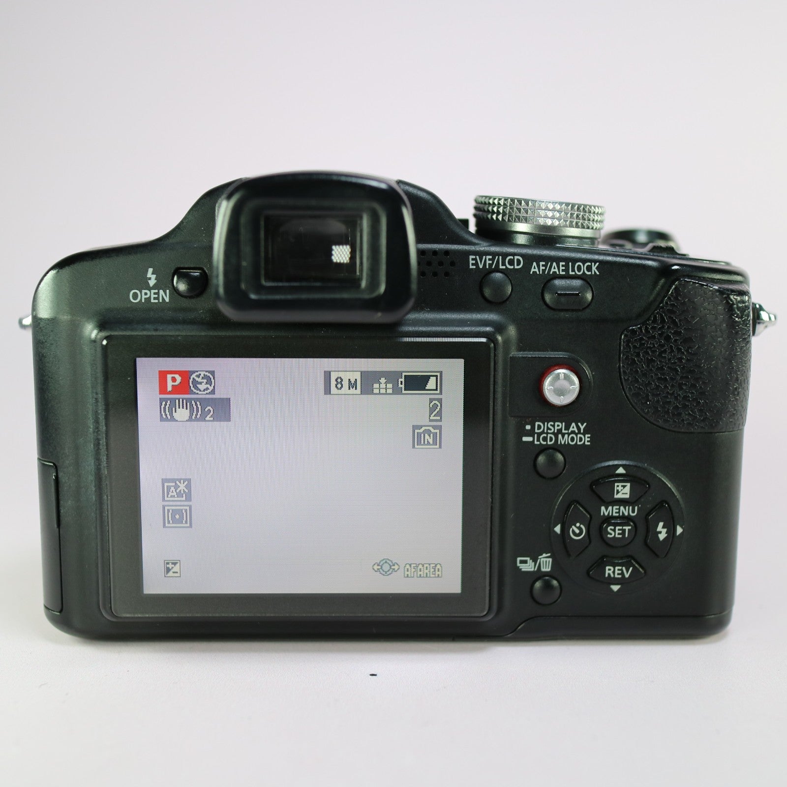 Panasonic Bridge Camera Lumix DMC-FZ18 8.1MP Black Tested Full Working Set
