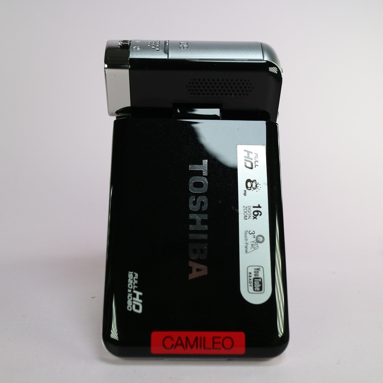 Toshiba Camileo S30 Compact HD Video Camcorder Black Tested Full Working Set
