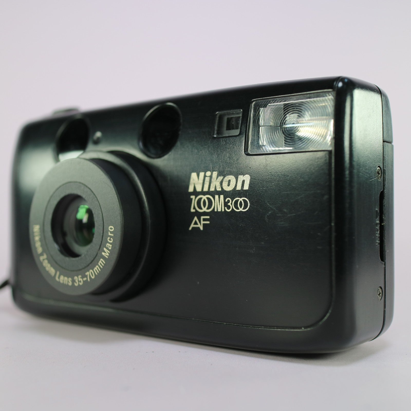 Nikon Zoom 300 AF 35mm Film Point And Shoot Camera Black Tested