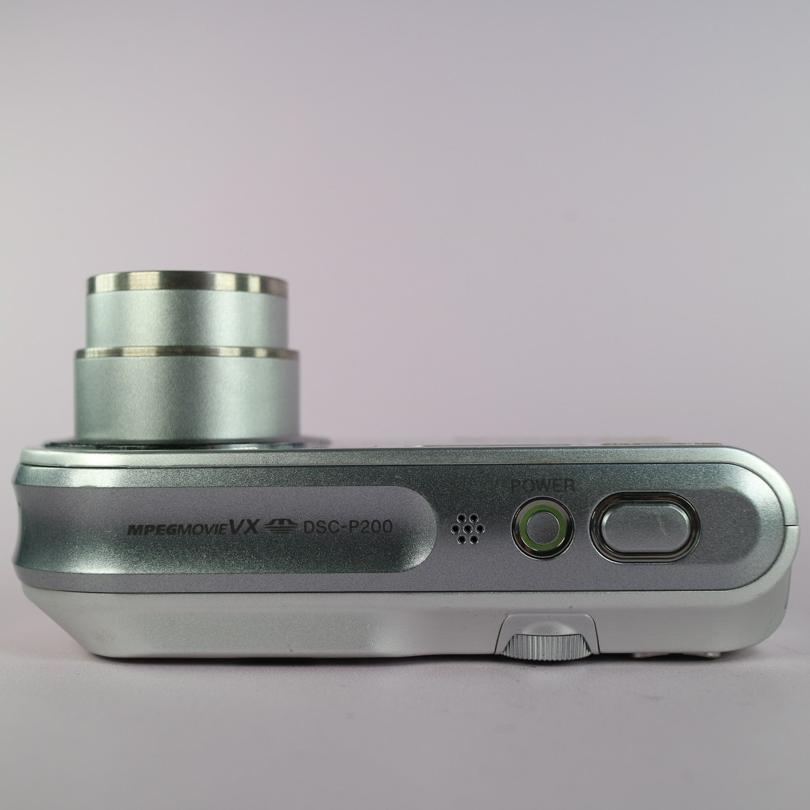 Sony Digital Camera Cybershot DSC-P200 7.2MP Silver Tested Full Set