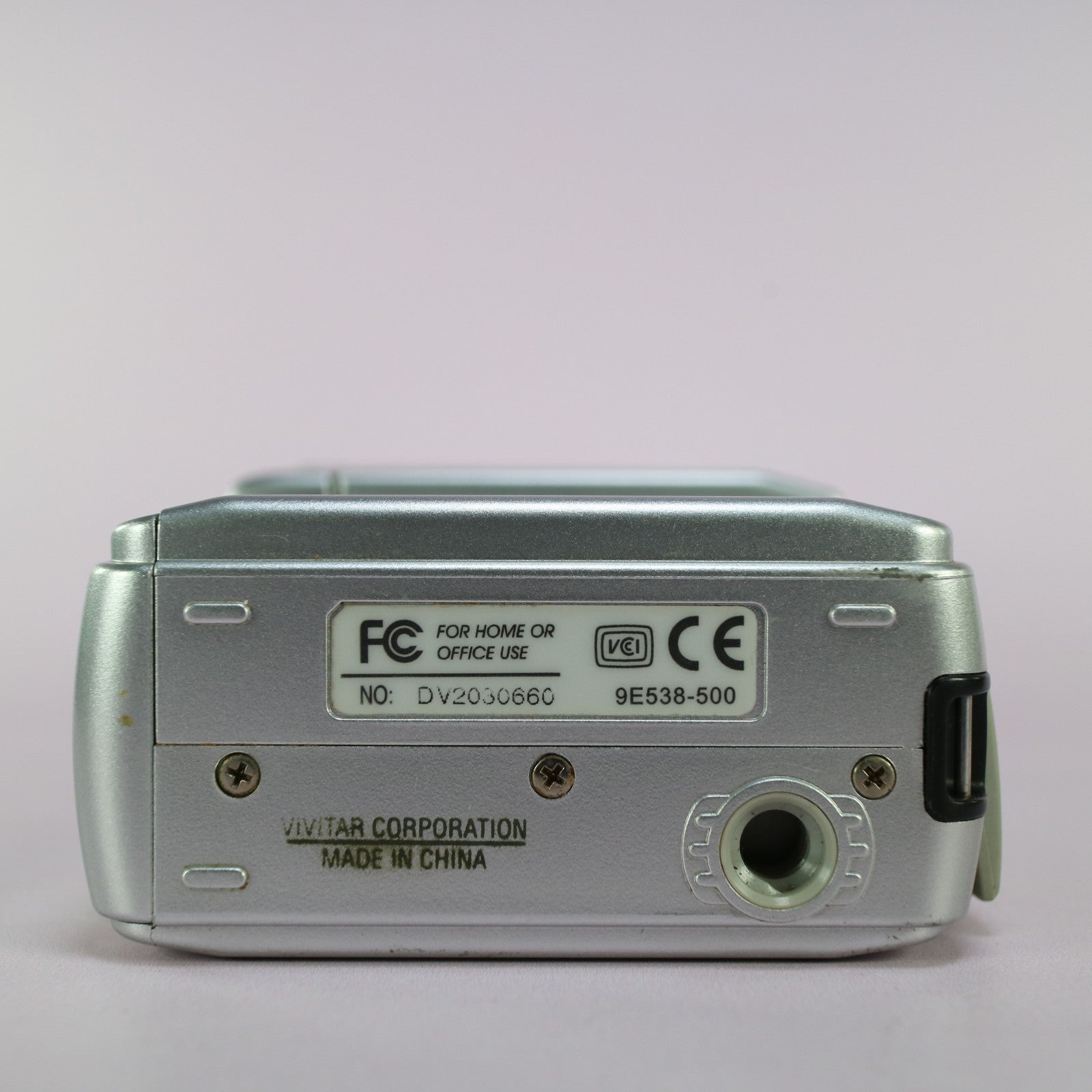 Vivitar DVR-200 2.0MP Compact Digital Video Recorder Silver Tested