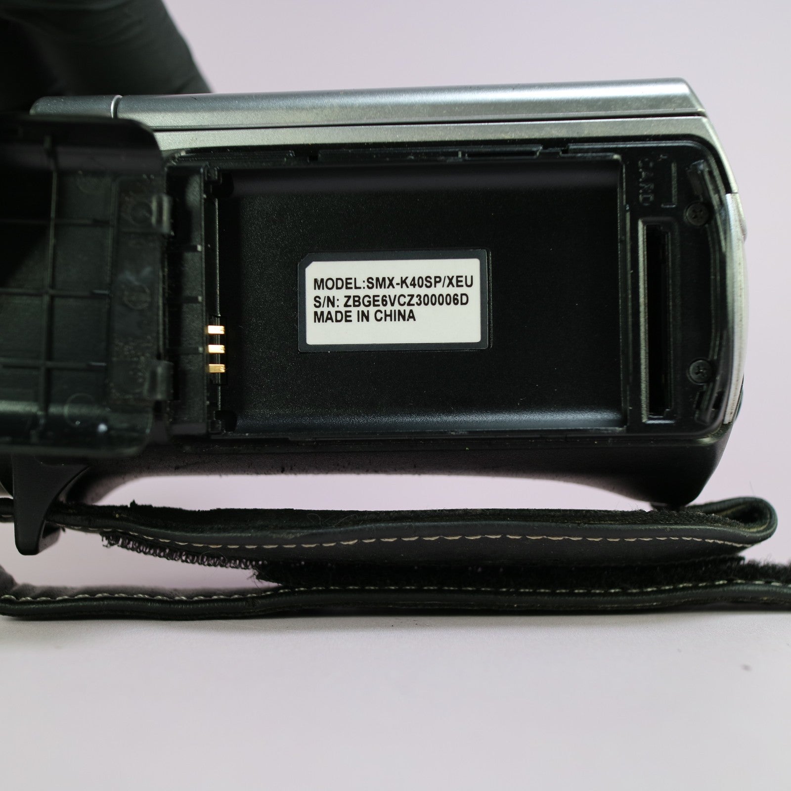 Samsung SMX-K40SP Handheld High Definition Camcorder Silver Tested Full Set