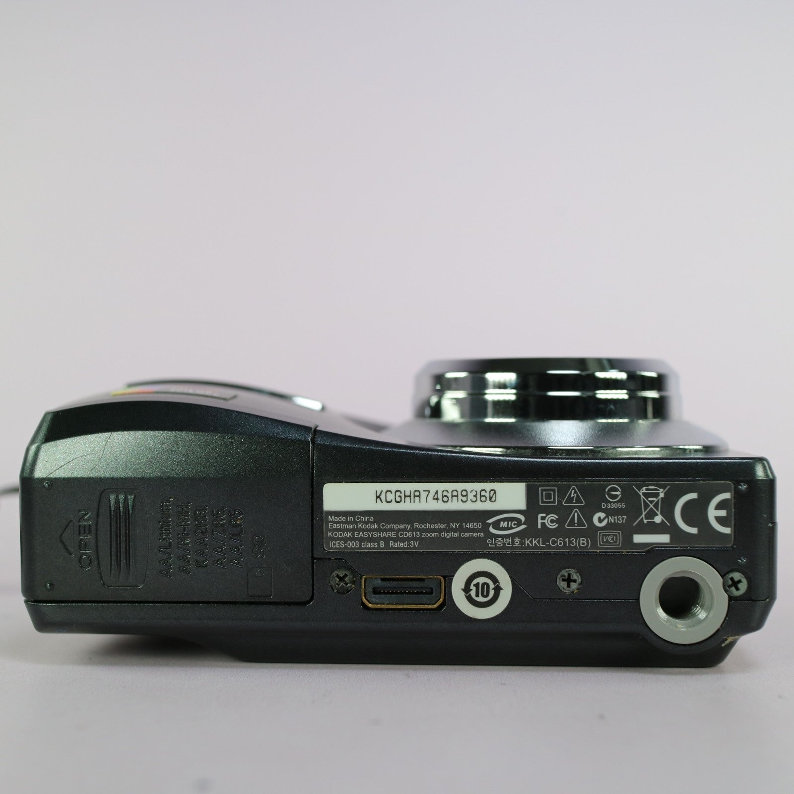 Kodak Digital Camera EasyShare C613 6.0MP Black Tested
