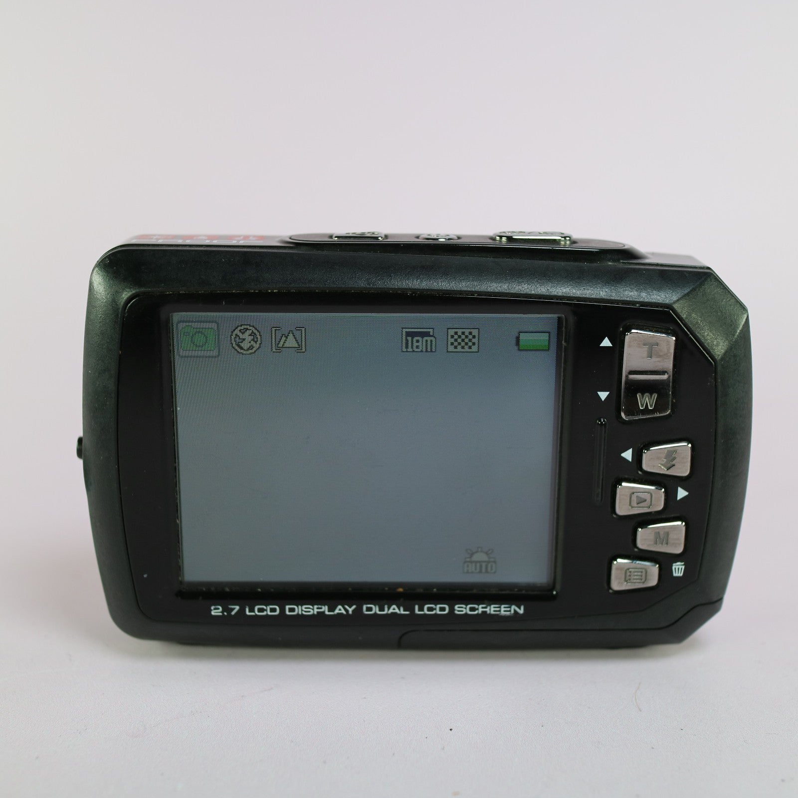 Vivitar Digital Camera Vivicam 090 18.0MP Underwater Selfie Screen Red Tested