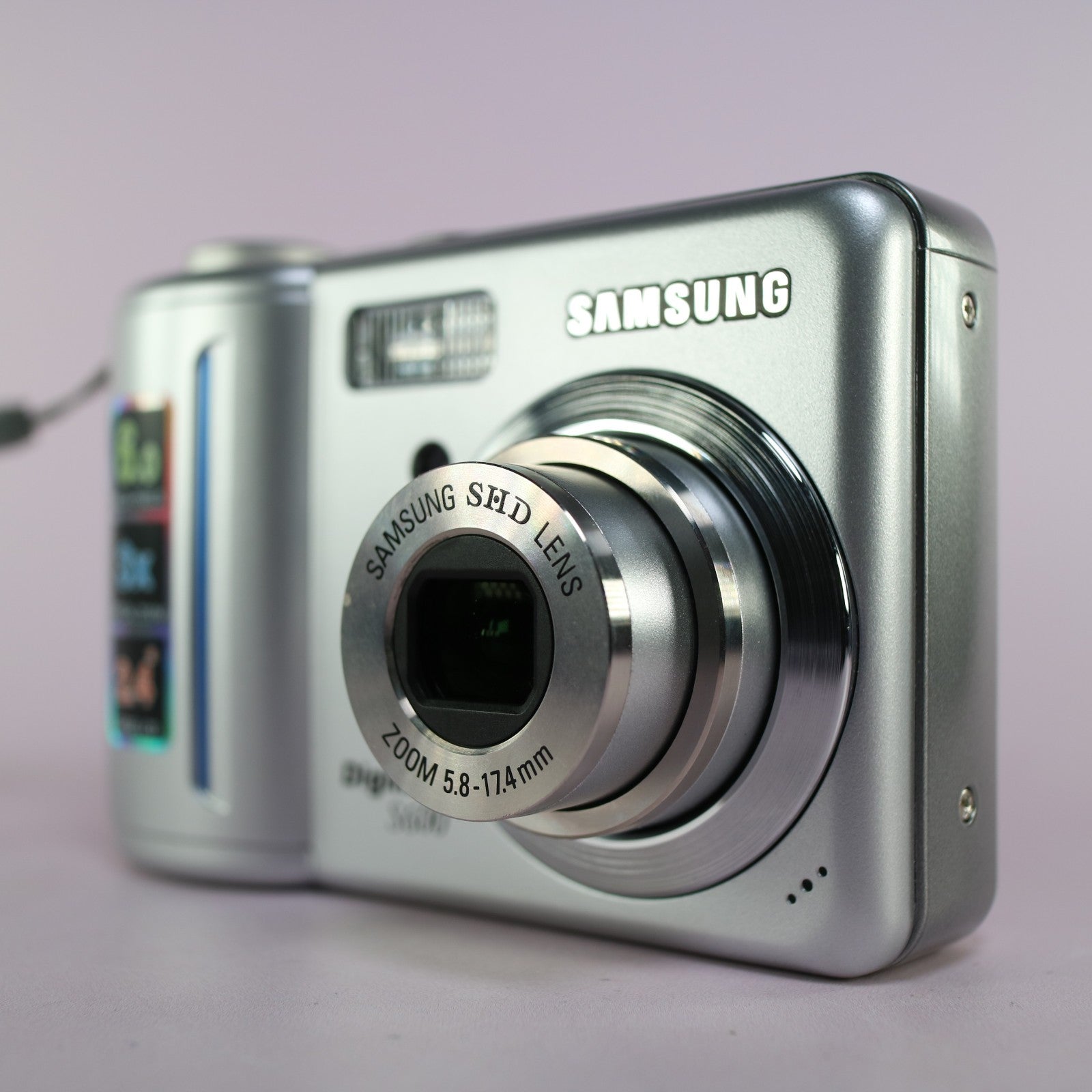Samsung Digimax S600 6.0MP Compact Digital Camera Silver Tested