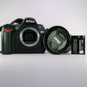 Nikon DSLR D70 6.1MP Black w/ Nikkor 28-100mm f/3.5-5.6 Tested 5817 Actuations