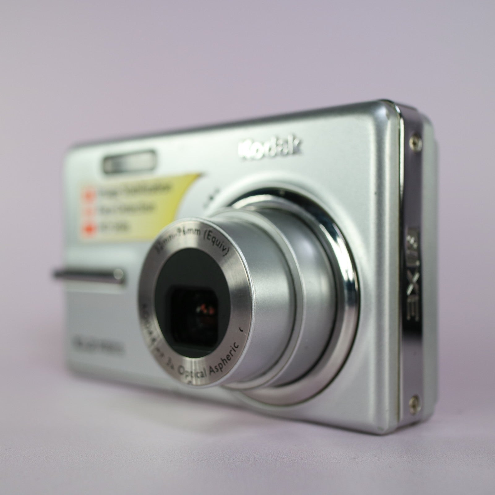 Kodak Digital Camera EasyShare M1073 IS 10.2MP Silver Tested Full Working Set
