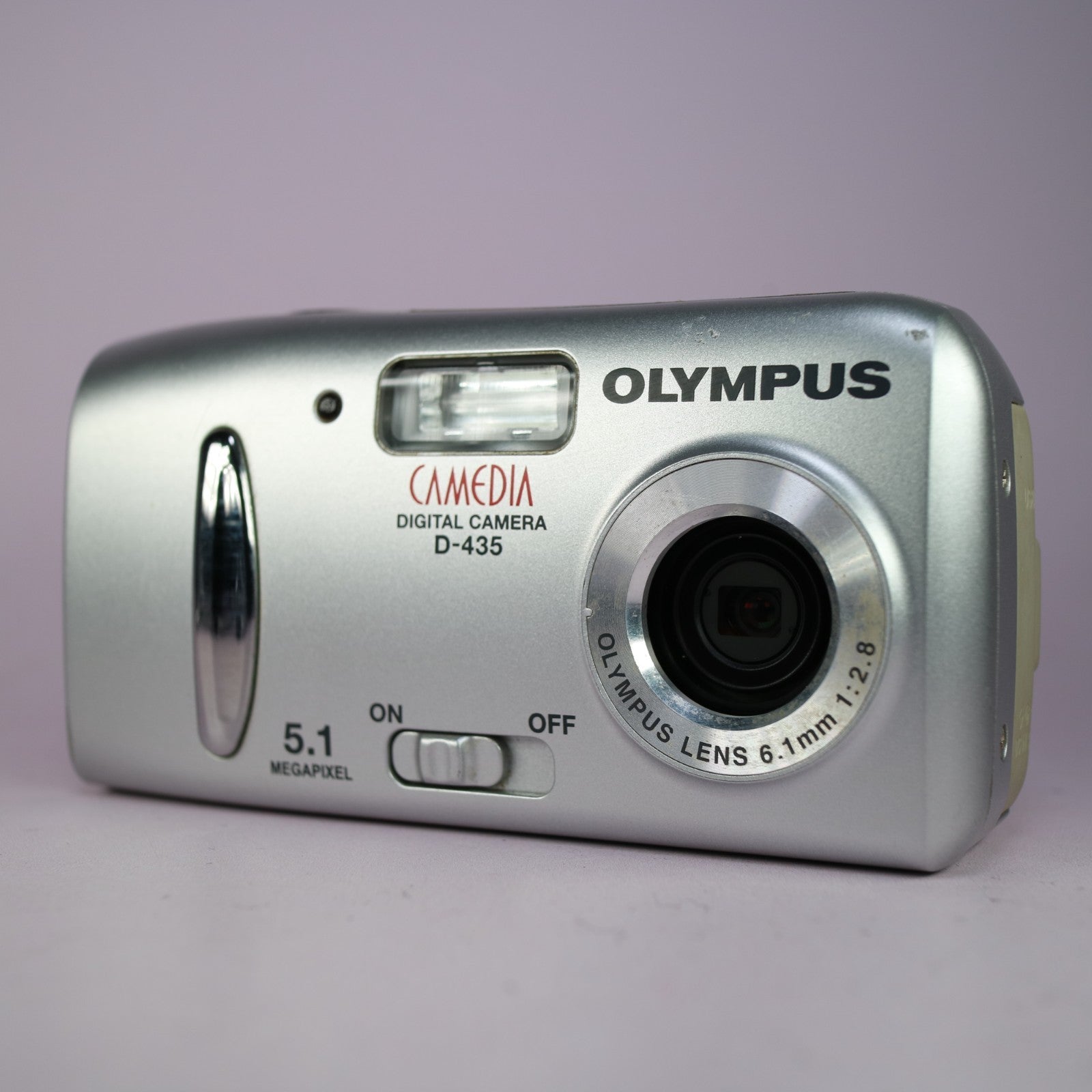 Olympus Camedia D-435 5.1MP Compact Digital Camera Silver Tested With xD Card