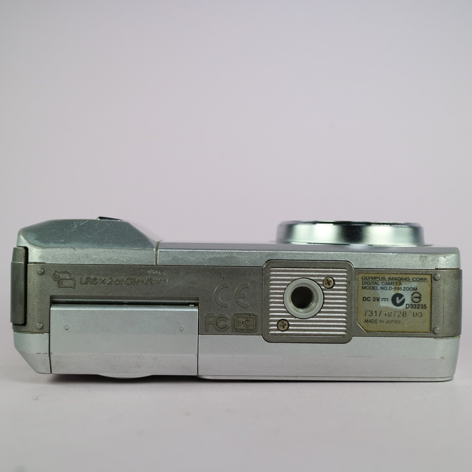 Olympus Digital Camera Camedia D-595 Zoom 5.0MP Silver Tested With xD Card
