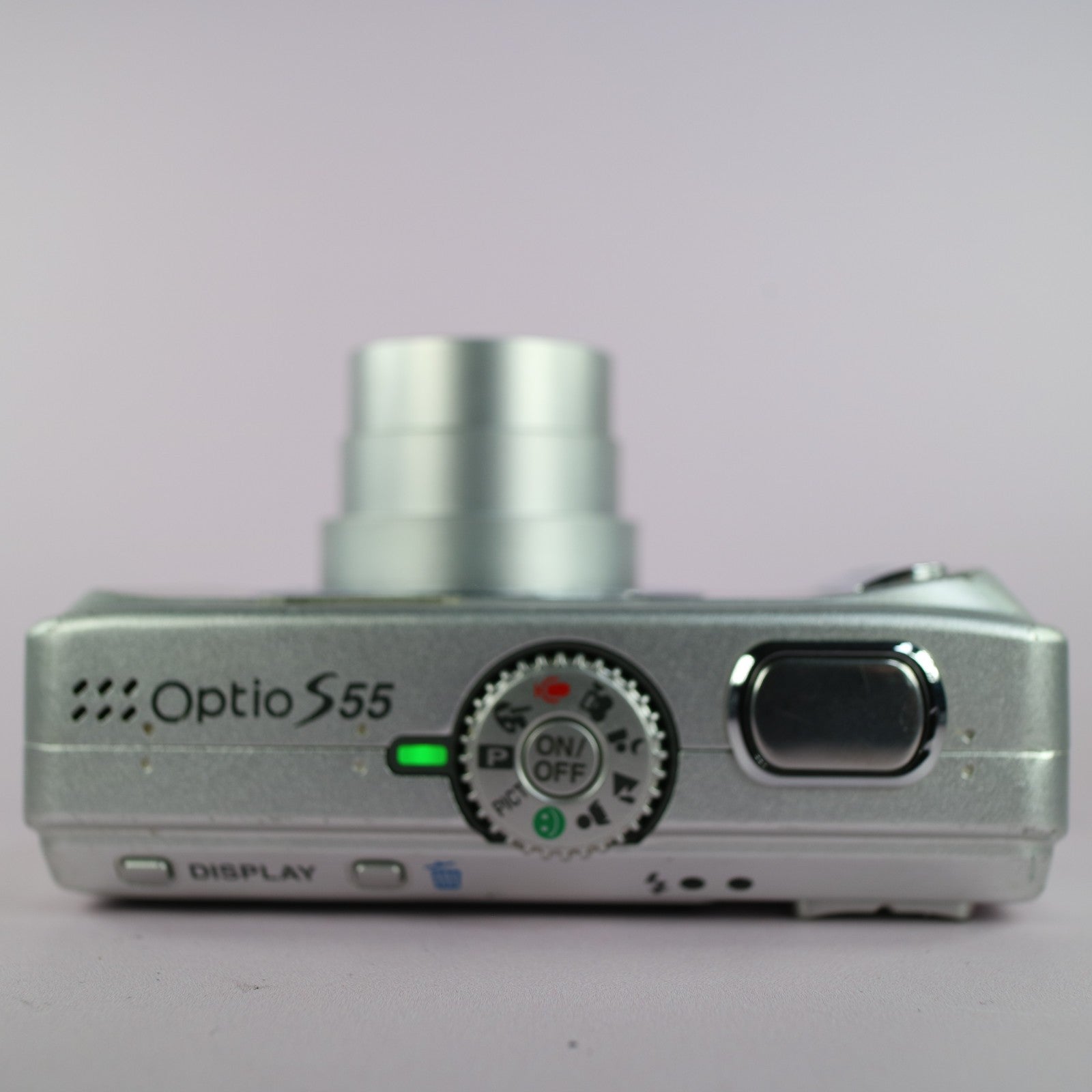 Pentax Optio S55 5.0MP Compact Digital Camera Silver Tested