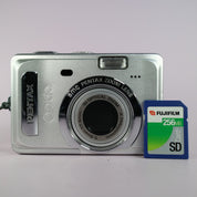 Pentax Digital Camera Optio S45 4.0MP Silver Tested