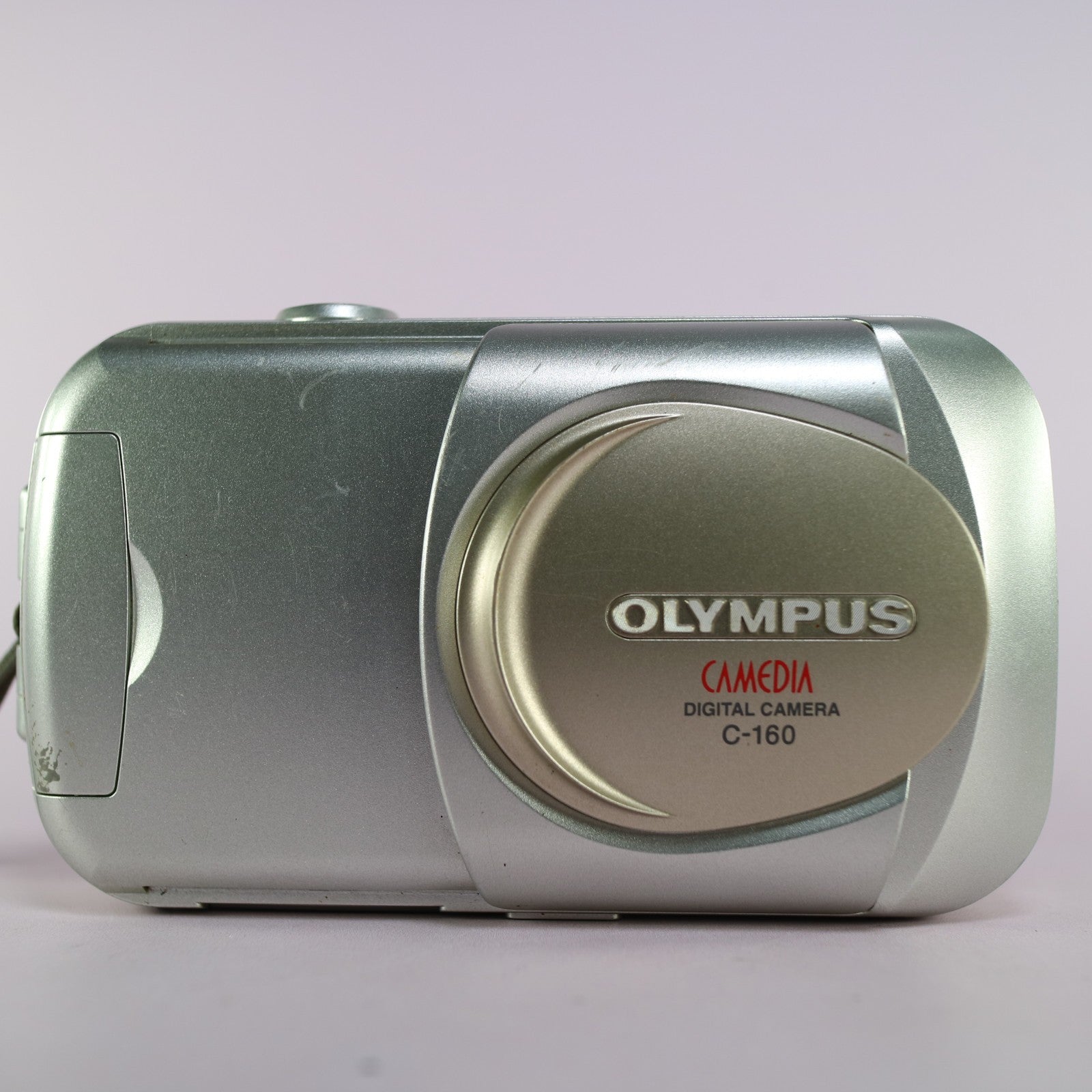 Olympus Camedia C-160 Zoom 2.0MP Compact Digital Camera Silver Tested