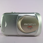 Olympus Camedia C-160 Zoom 2.0MP Compact Digital Camera Silver Tested