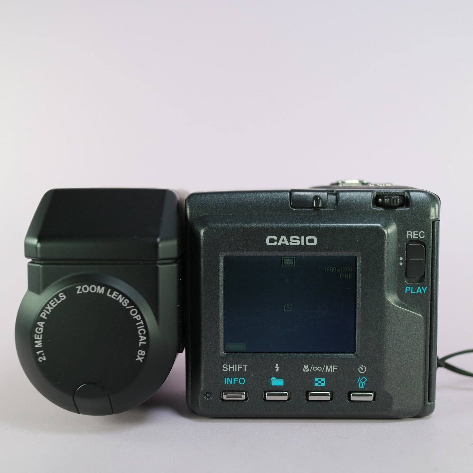 Casio Digital Camera QV-2800UX 2.1MP Black Tested