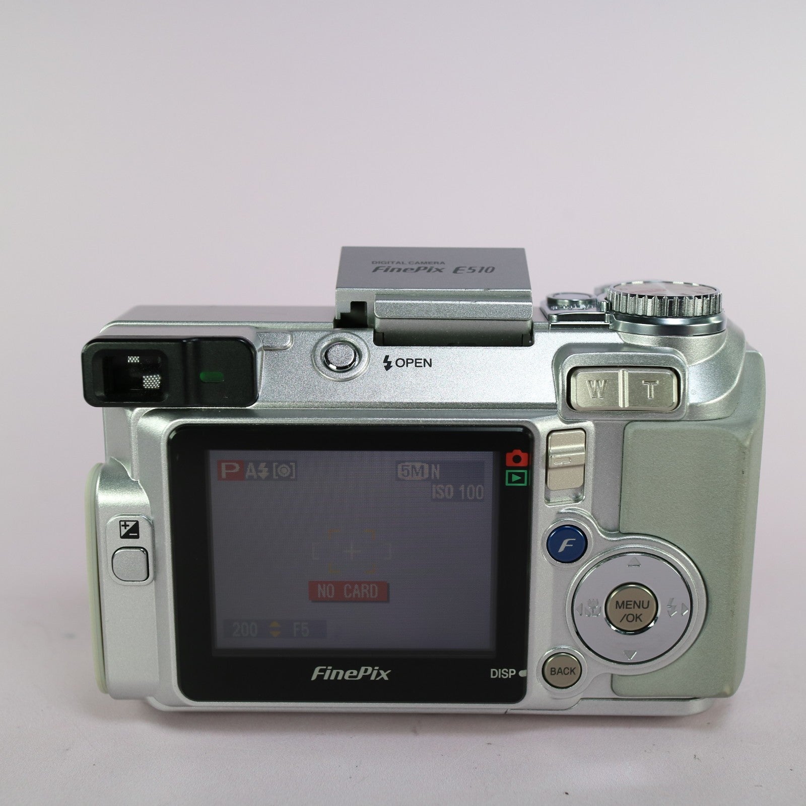 Fujifilm Digital Camera FinePix E510 5.2MP Silver Tested