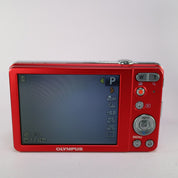 Olympus Digital Camera VG-120 14.0MP Red Tested Full Working Set