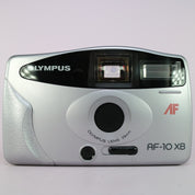Olympus AF-10 XB 35mm Film Point and Shoot Camera Silver Tested