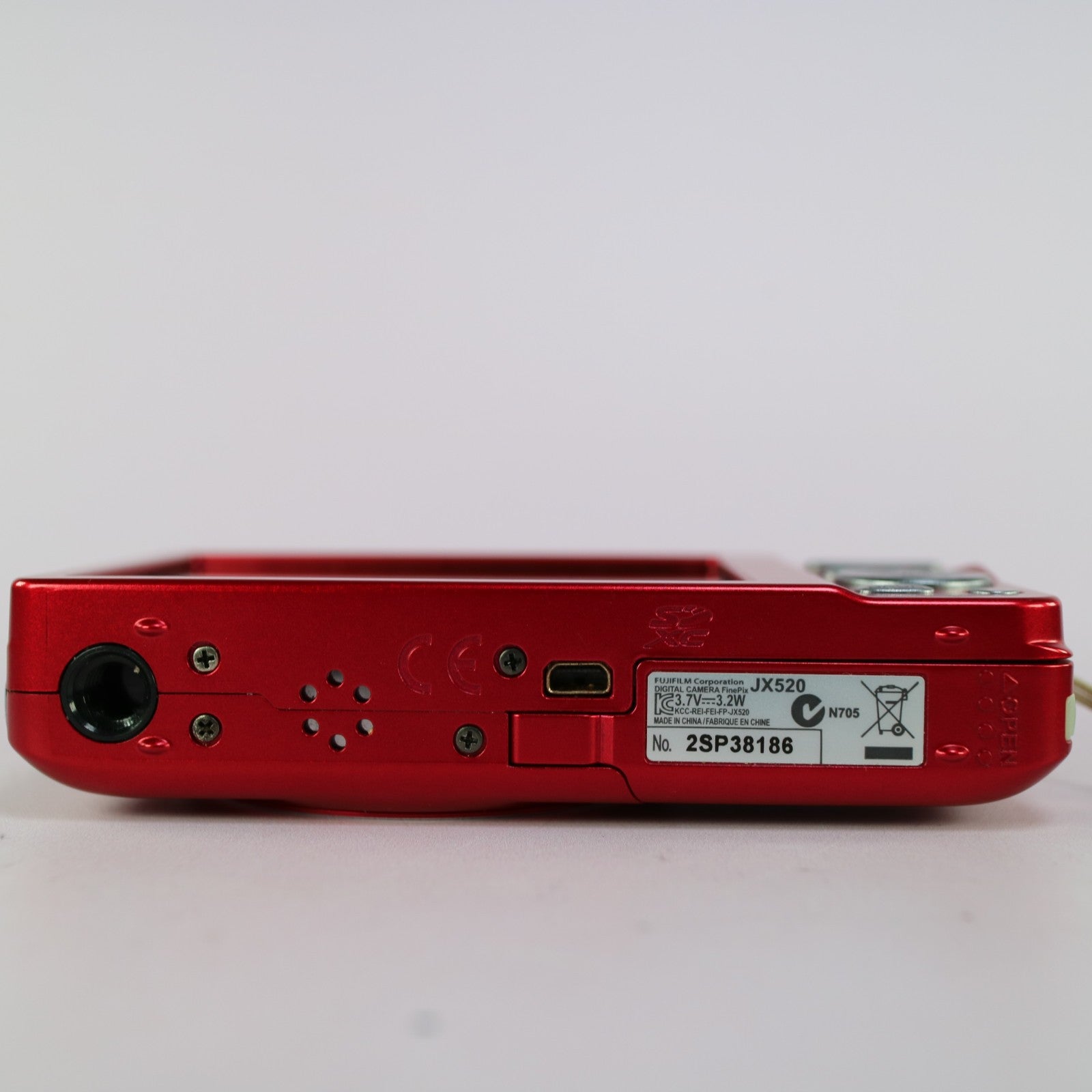 Fujifilm Digital Camera FinePix JX520 14.0MP Red Tested Full Working Set