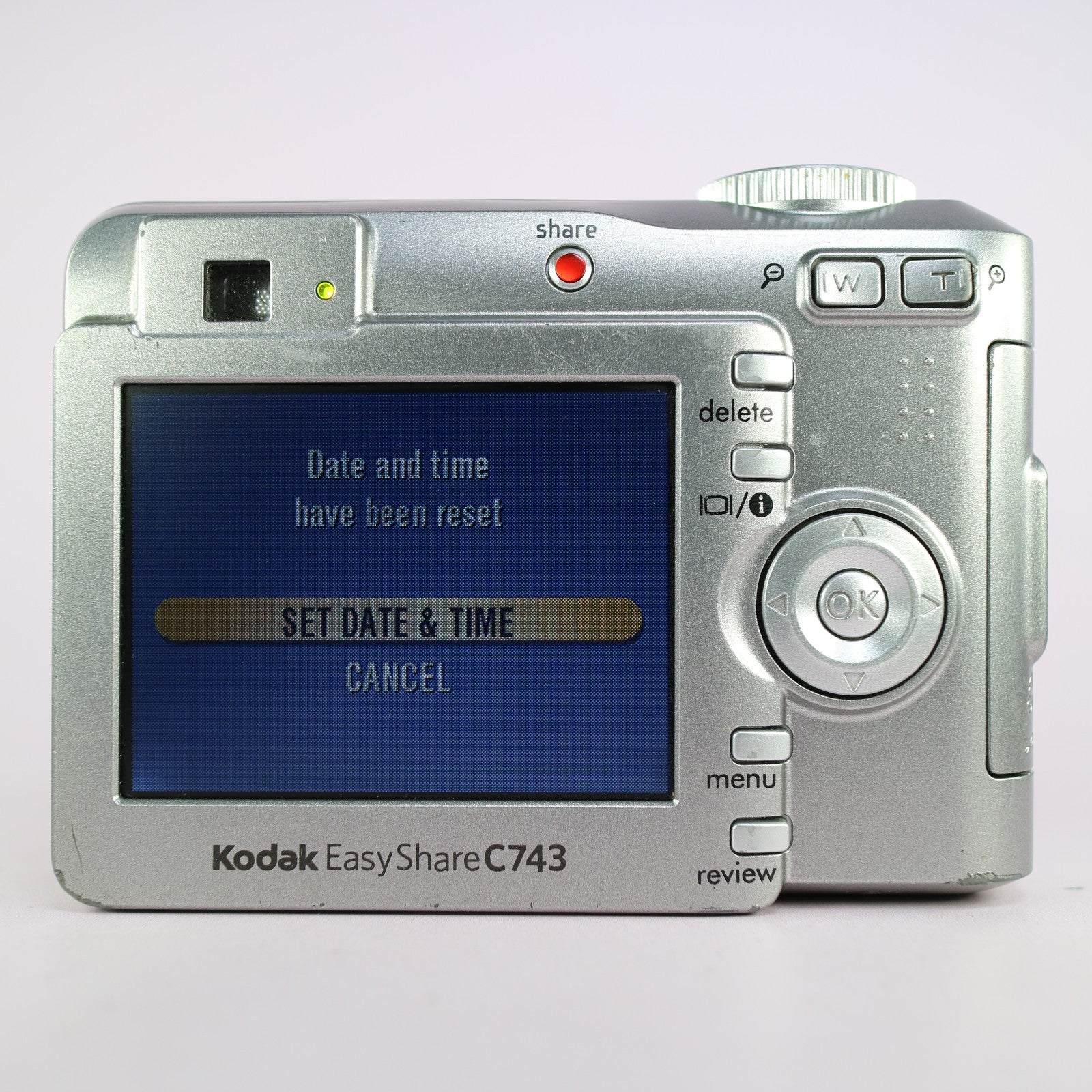 Kodak Digital Camera EasyShare C743 7.1MP Silver Tested