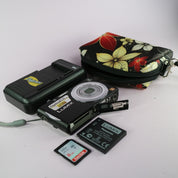 Panasonic Digital Camera Lumix DMC-FS14 14.1MP Black Tested Full Working Set