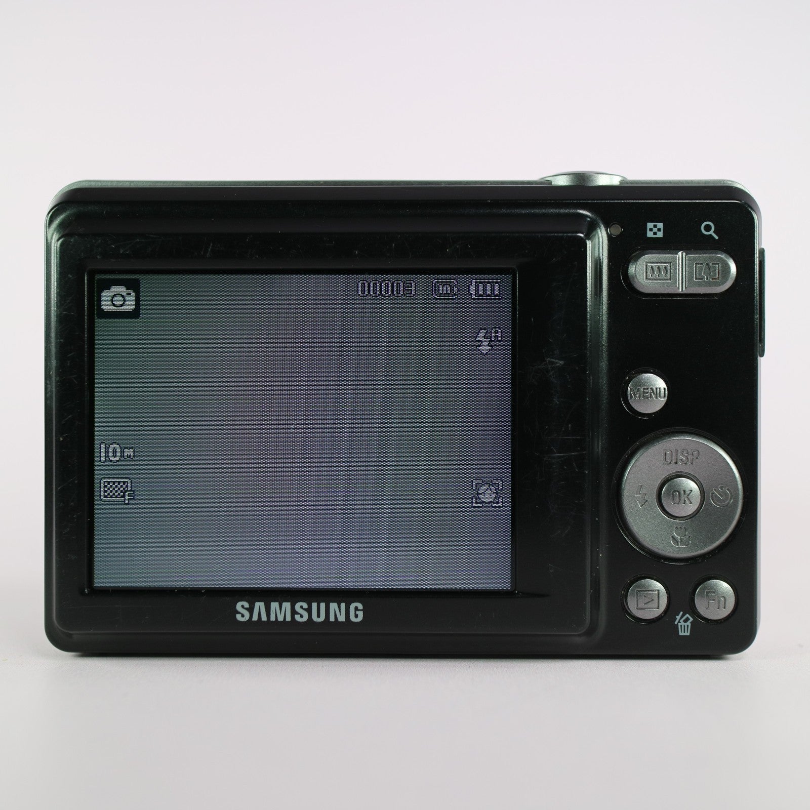 Samsung Digital Camera ES55 10.2MP Black Tested Full Working Set