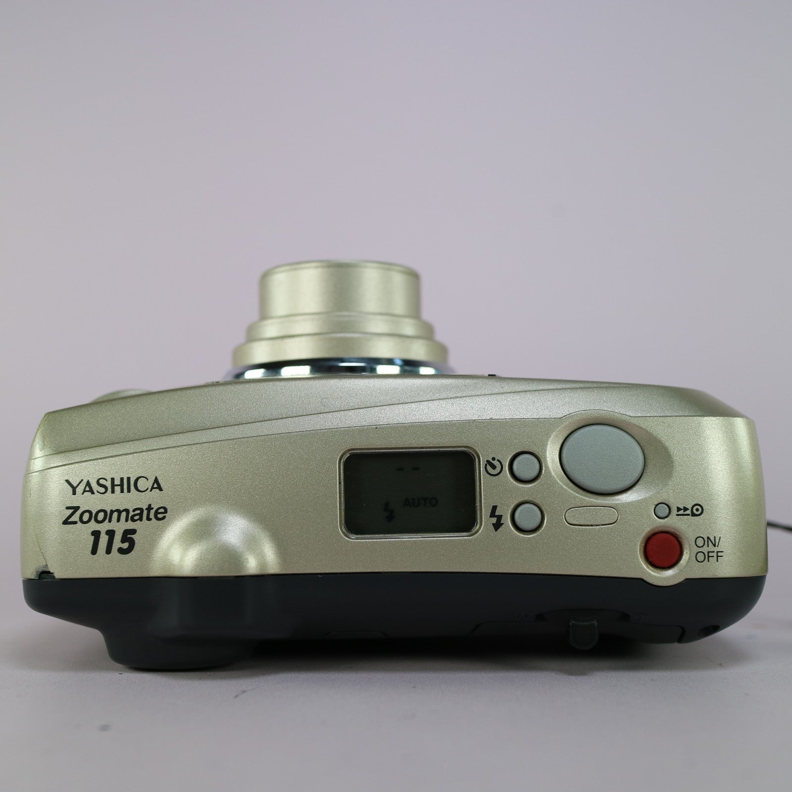 Yashica Zoomate 115 35mm Film Point and Shoot Camera Silver Tested