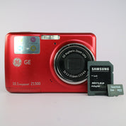 GE Digital Camera Z1300 10.1MP General Electric Red Tested