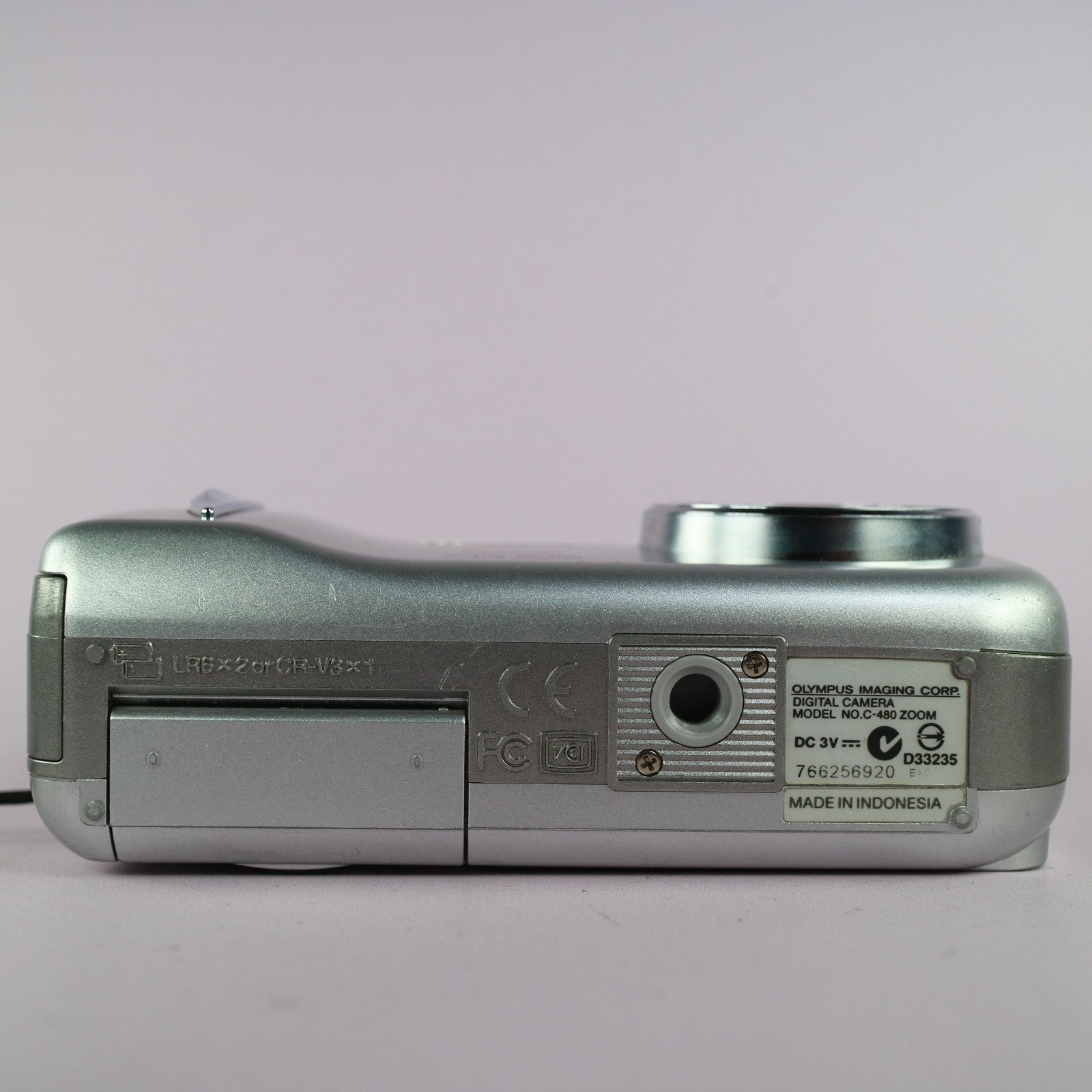 Olympus Digital Camera Camedia C-480 Zoom 4.0MP Silver Tested