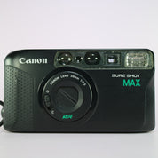 Canon Sure Shot Max 35mm Film Point and Shoot Camera Black Tested