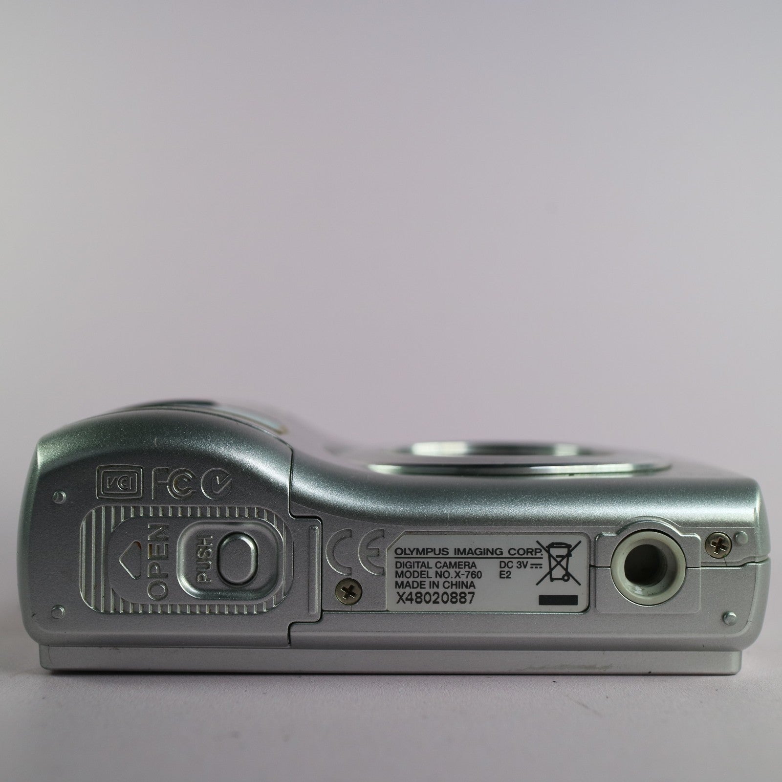 Olympus Digital Camera X-760 6.0MP Silver Tested