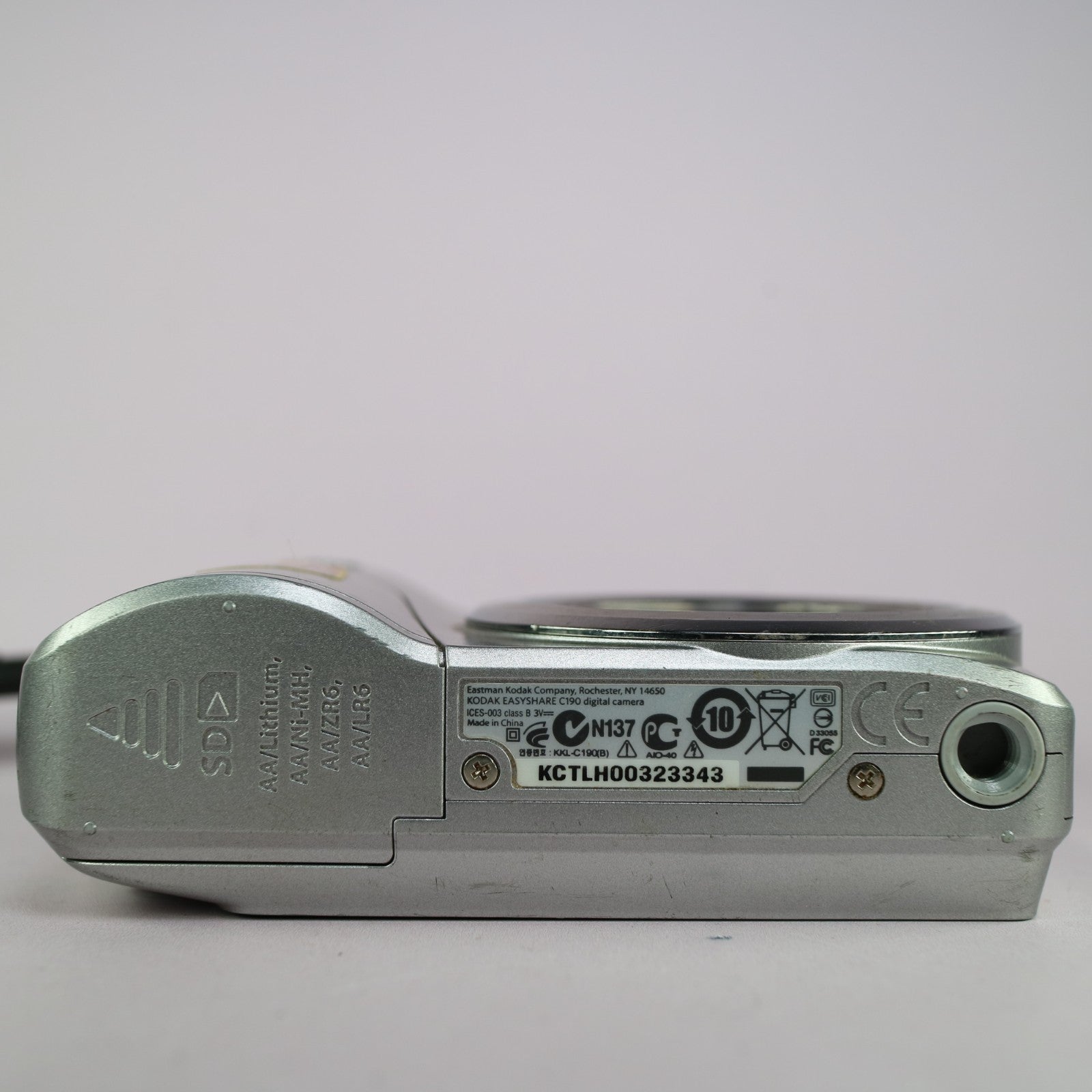 Kodak Digital Camera EasyShare C190 12.0MP Silver Tested