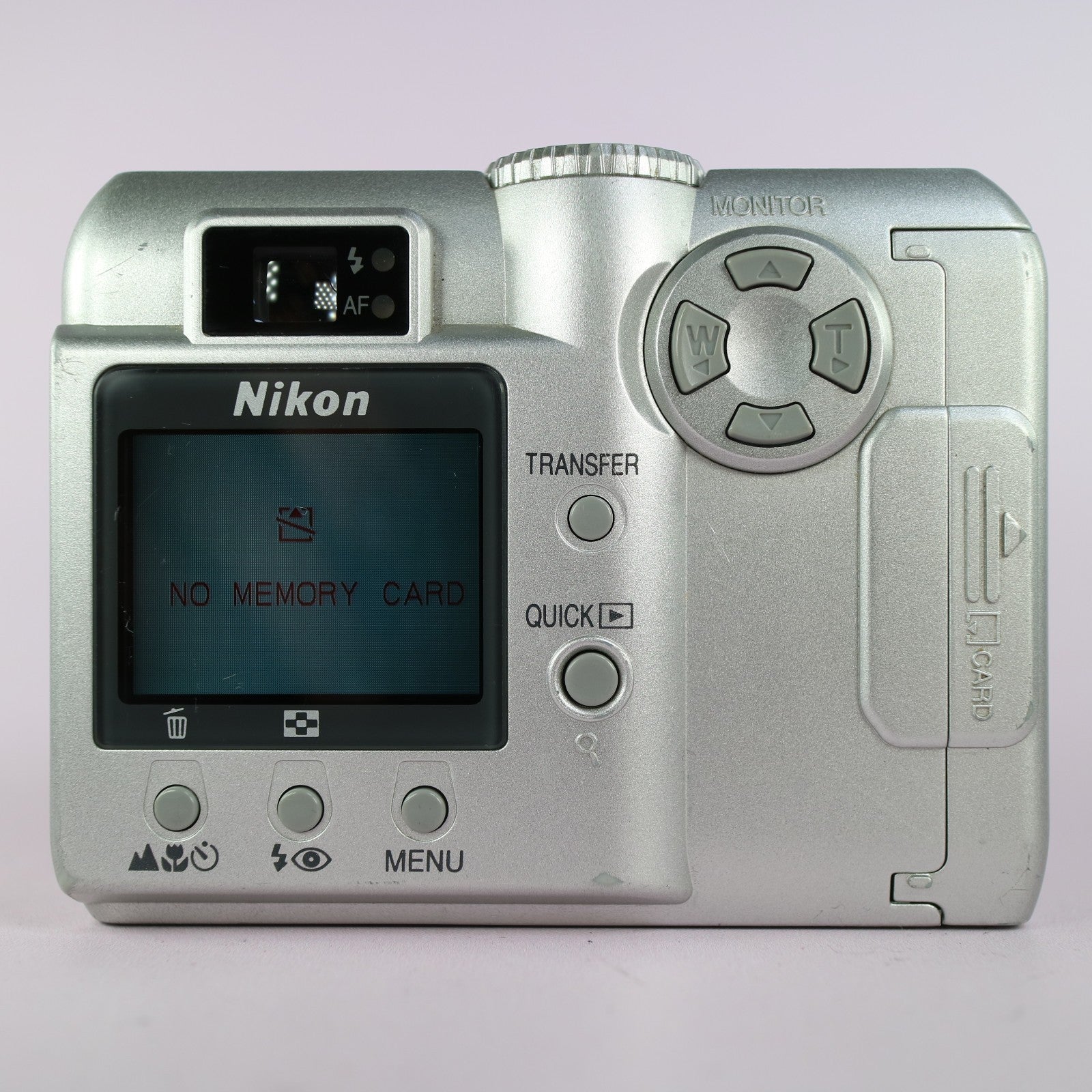 Nikon Digital Camera Coolpix 775 2.1MP Silver Tested