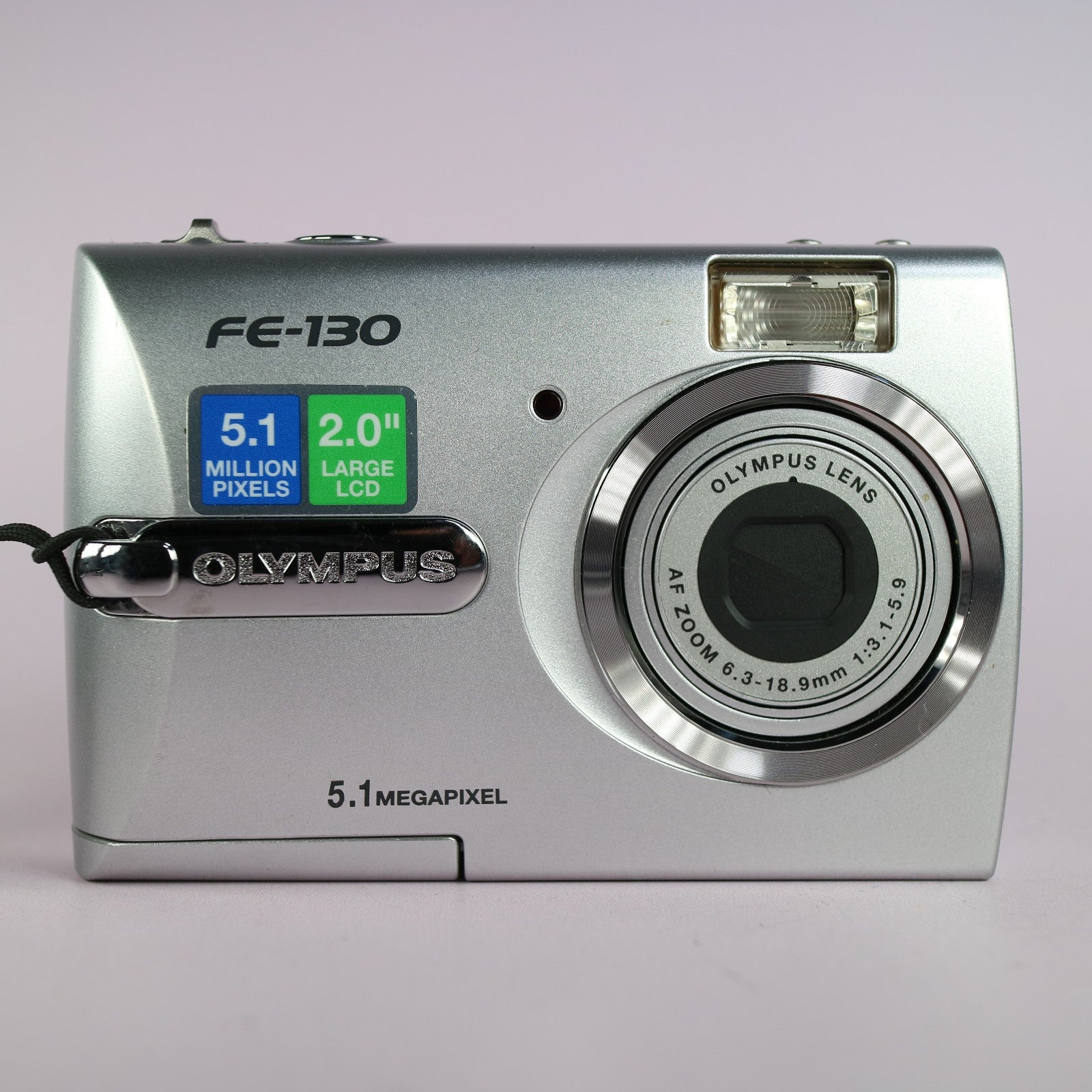 Olympus FE-130 5.1MP Compact Digital Camera Silver Tested