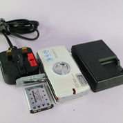 Olympus Digital Camera Camedia IR-300 5.0MP White Tested Full Set
