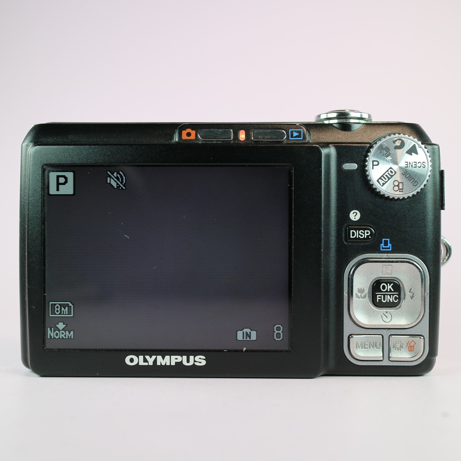 Olympus Digital Camera FE-330 8.0MP Black Tested Full Set
