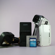 Sanyo Xacti VPC-CA8 8.0MP Underwater Digital Video Recorder White Tested FullSet