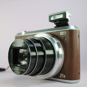Samsung Digital Camera WiFi WB350F 16.3MP Brown Tested Full Set