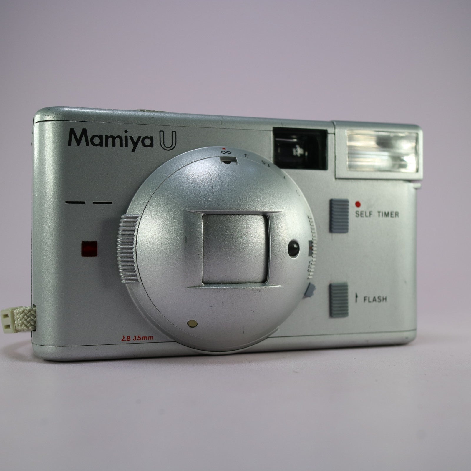 Mamiya U 35mm Film Point and Shoot Camera Silver Tested