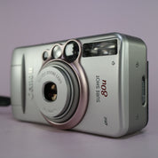 Canon Sure Shot 80u 35mm Film Point and Shoot Camera Silver Tested