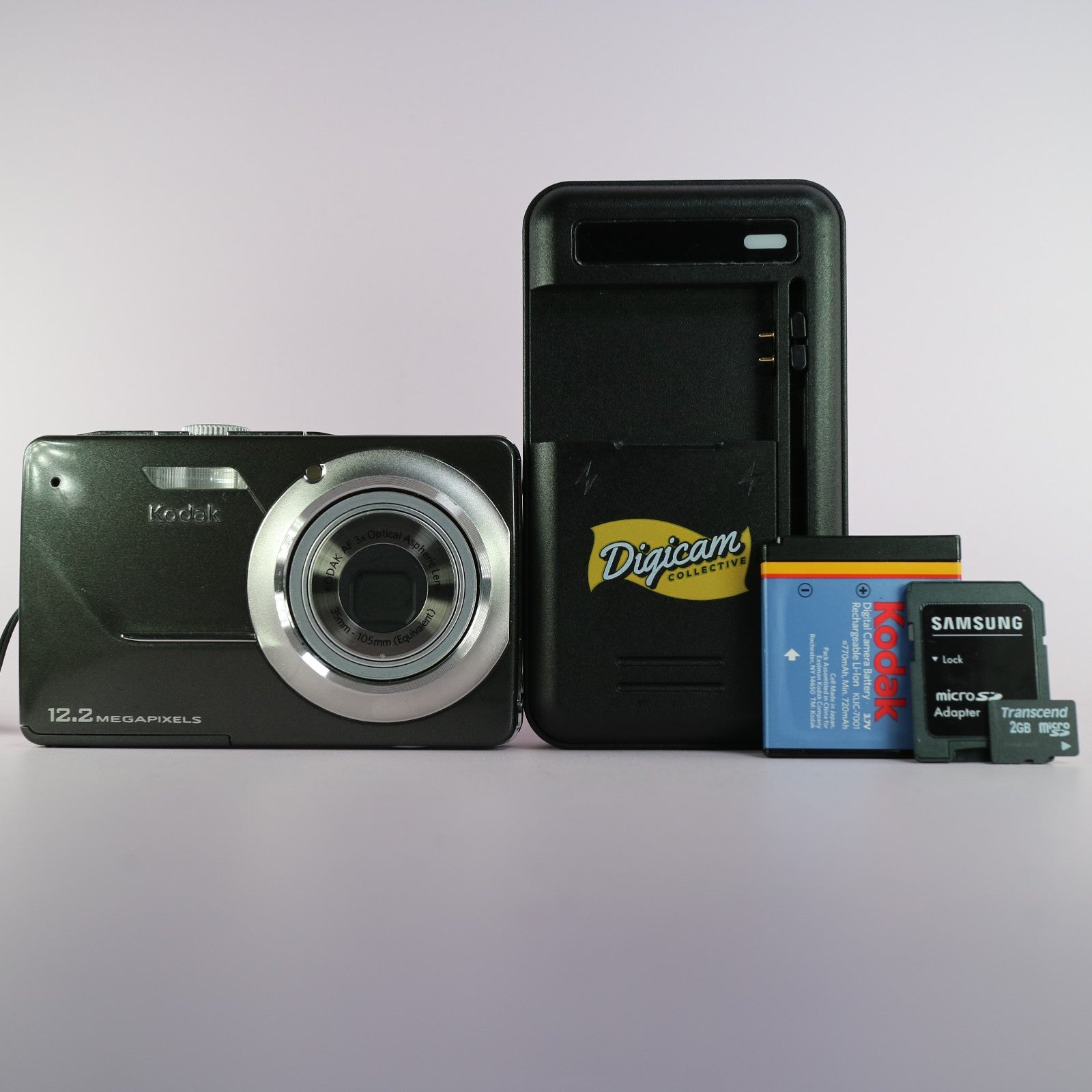 Kodak Digital Camera EasyShare MD41 12.2MP Grey Tested Full Working Set