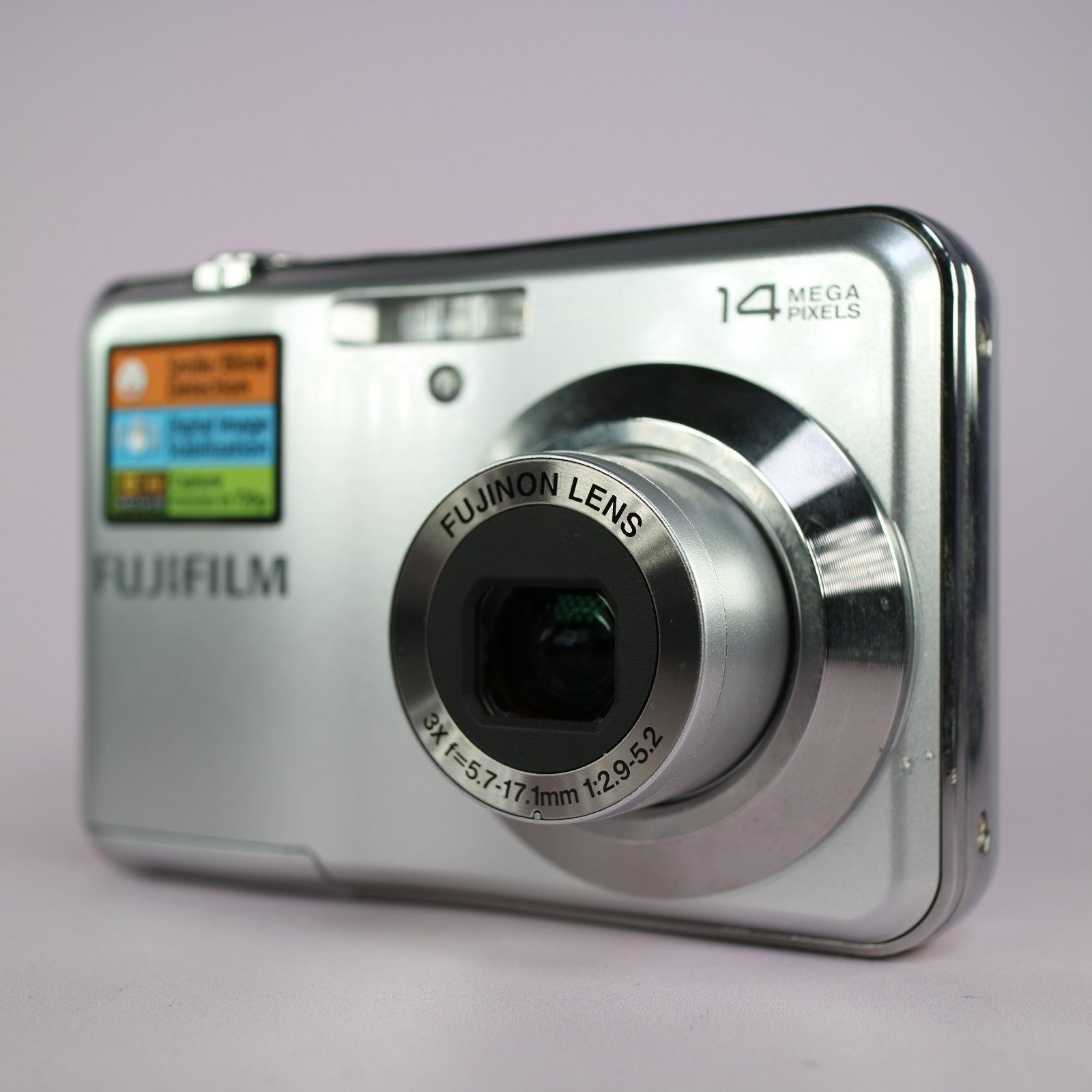 Fujifilm Digital Camera FinePix AV200 14.0MP Silver Tested