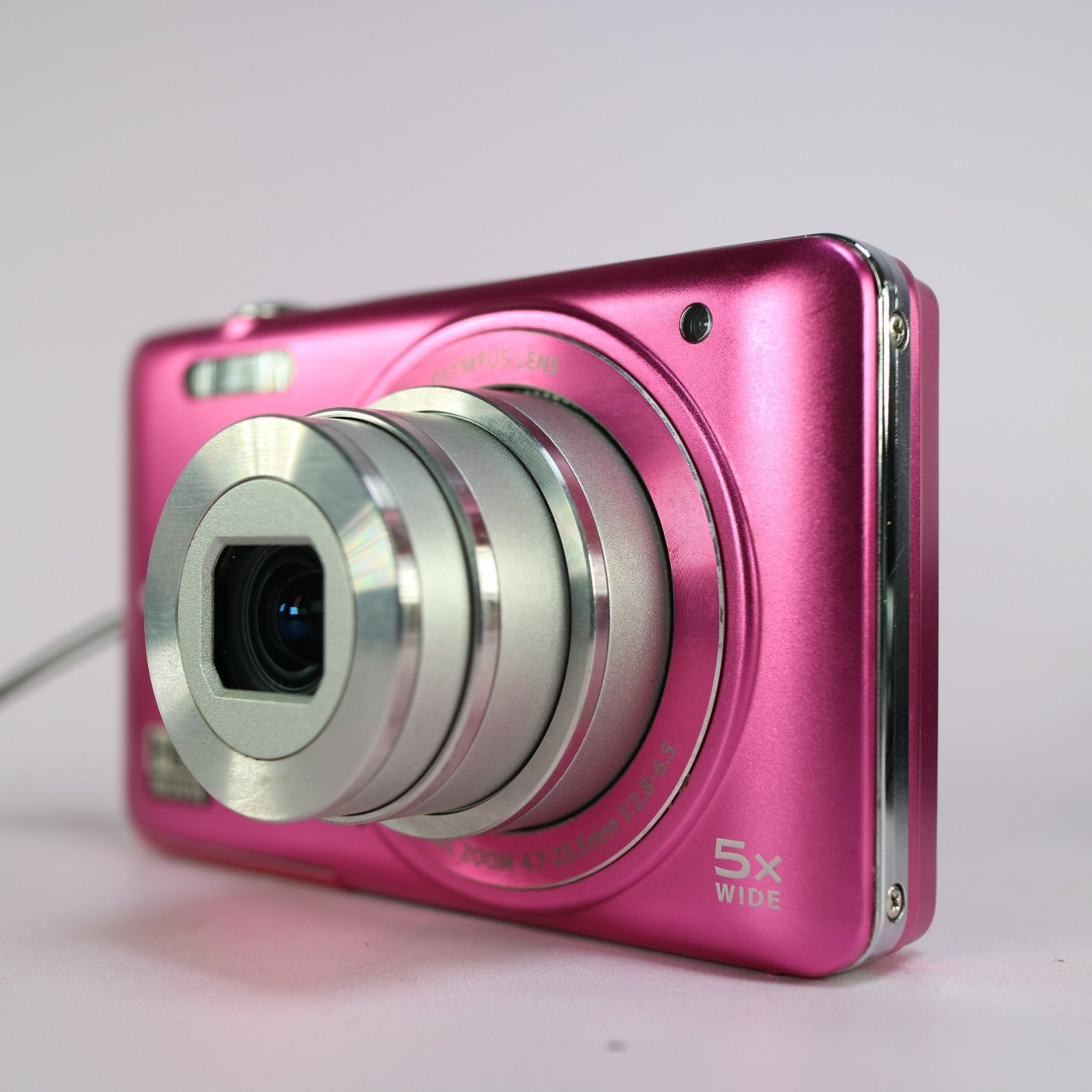Olympus Digital Camera VG-130 14.0MP Pink Tested Full Working Set